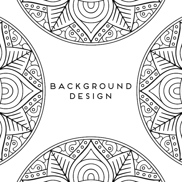 Fondo de mandala ornamental de lujo