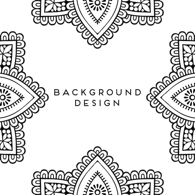 Fondo de mandala ornamental de lujo