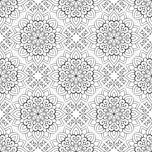 Fondo de mandala ornamental de lujo