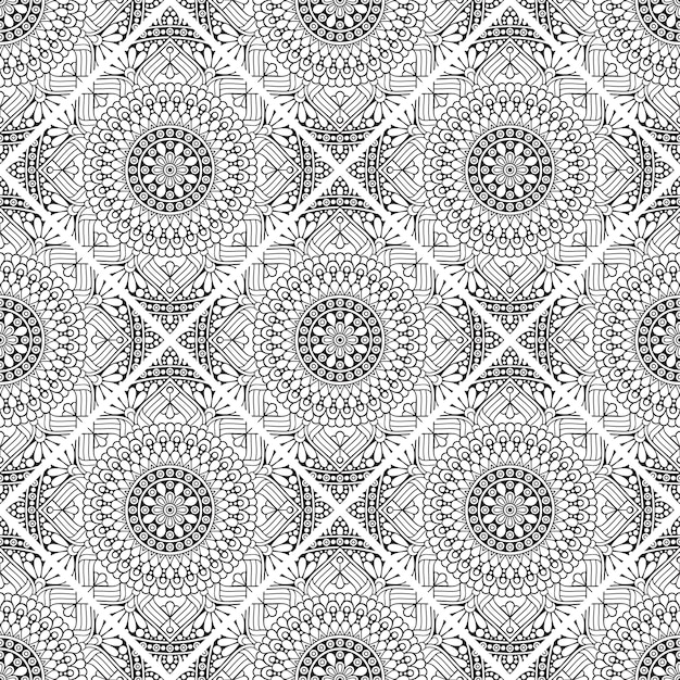 Fondo de mandala ornamental de lujo