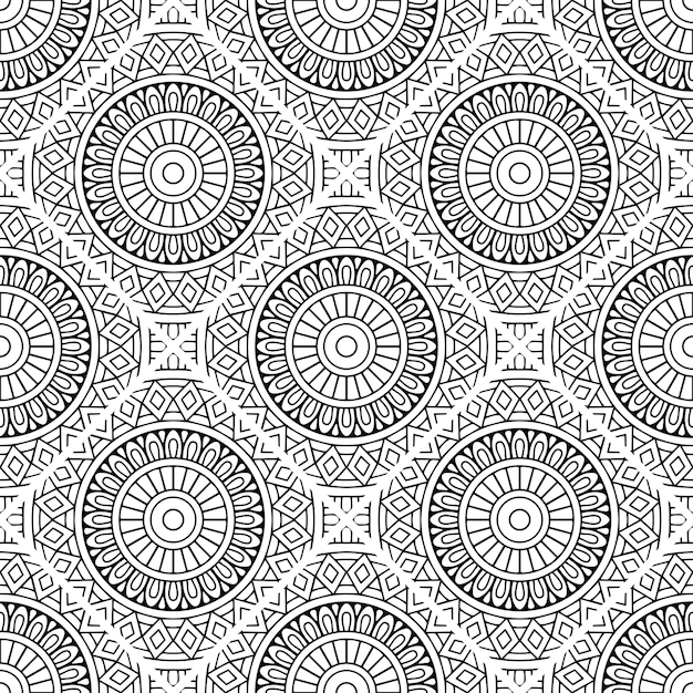 Fondo de mandala ornamental de lujo