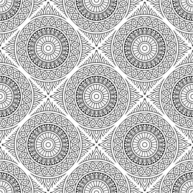 Fondo de mandala ornamental de lujo