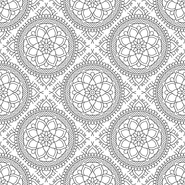 Fondo de mandala ornamental de lujo