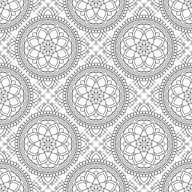 Fondo de mandala ornamental de lujo