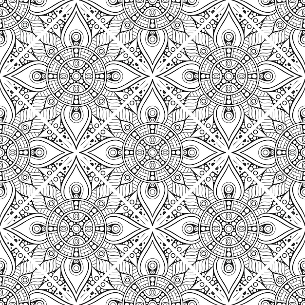 Fondo de mandala ornamental de lujo