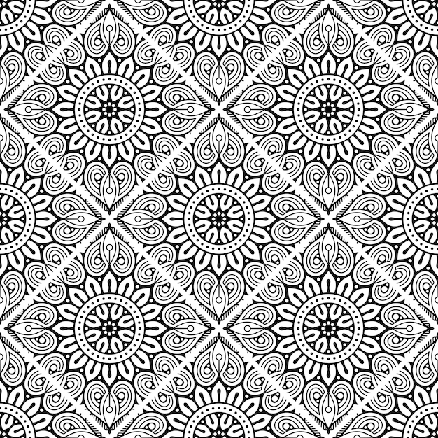 Fondo de mandala ornamental de lujo