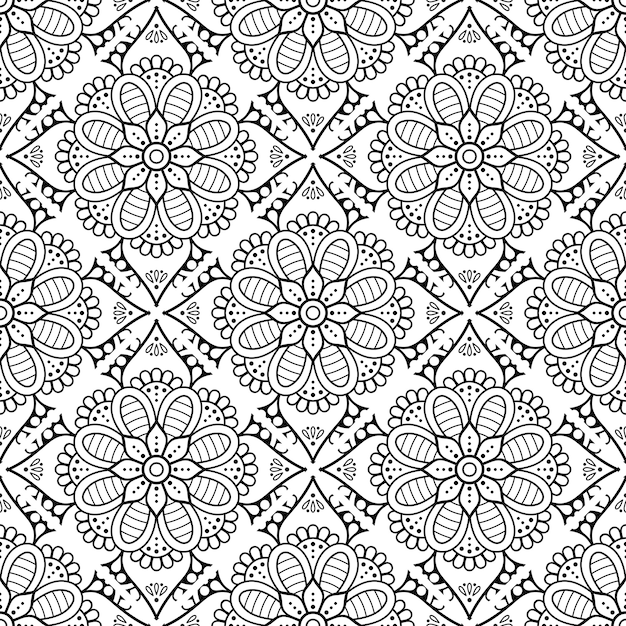 Fondo de mandala ornamental de lujo