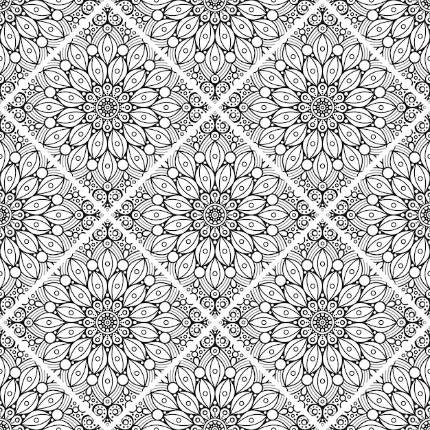 Fondo de mandala ornamental de lujo