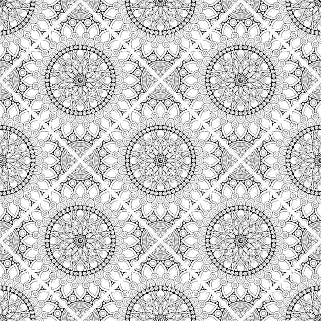 Fondo de mandala ornamental de lujo