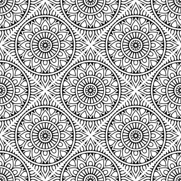 Fondo de mandala ornamental de lujo