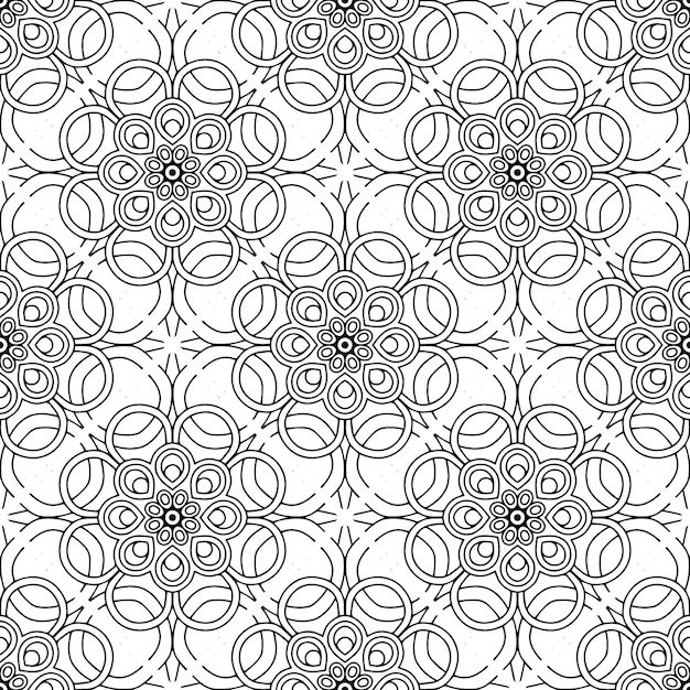 Fondo de mandala ornamental de lujo