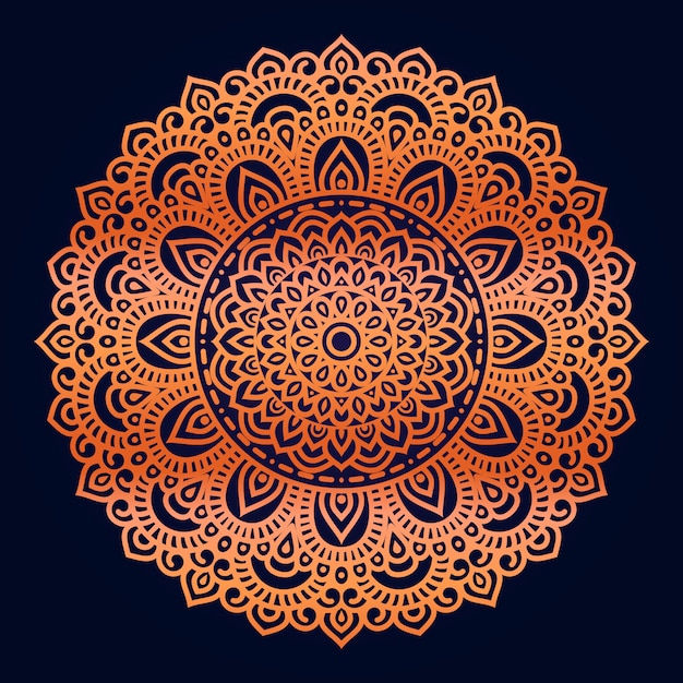 Fondo de mandala ornamental de lujo