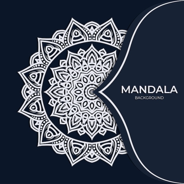 Fondo de mandala ornamental de lujo