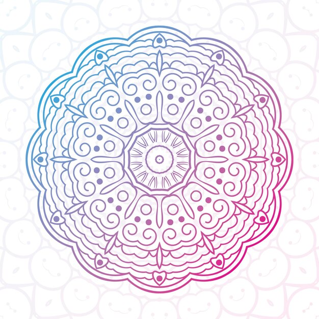 fondo de mandala con patrón arabesco dorado estilo árabe islámico oriental