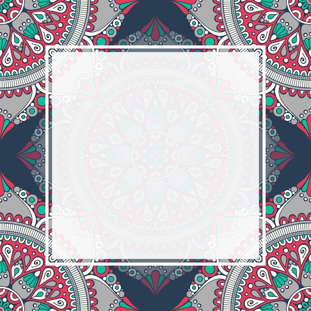 Fondo de mandala de patrones sin fisuras