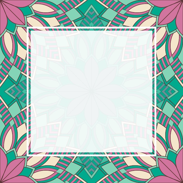 Fondo de mandala de patrones sin fisuras
