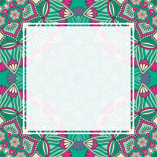 Fondo de mandala de patrones sin fisuras