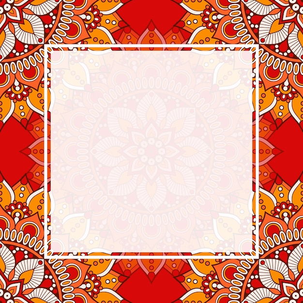 Fondo de mandala de patrones sin fisuras