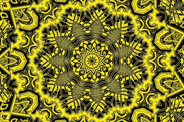 Fondo de mandala redondo abstracto de color vectorial