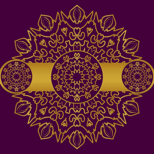 fondo de mandala de vector libre