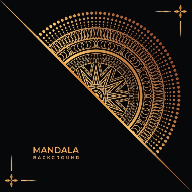 Fondo de mandala Vector Premium