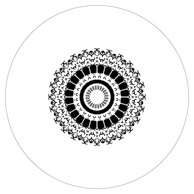 el fondo del mandala vectorial
