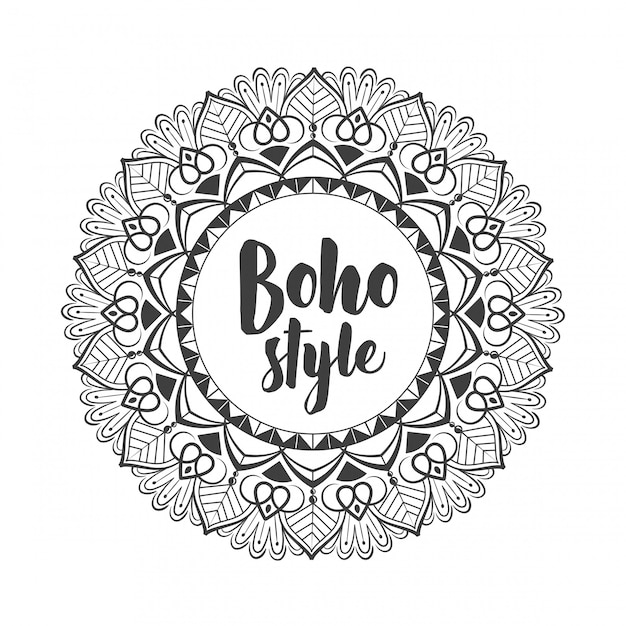 Fondo mandala vintage