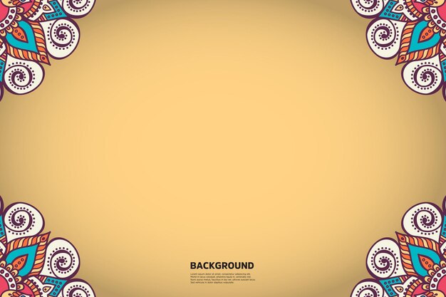 el fondo del mandala