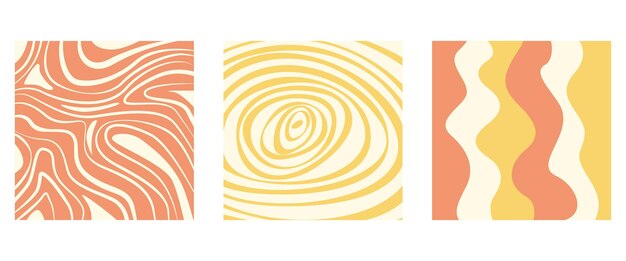 Fondo maravilloso Retro remolino ráfaga Fondo espiral Ilustración de vector stock psicodélico de los años 60