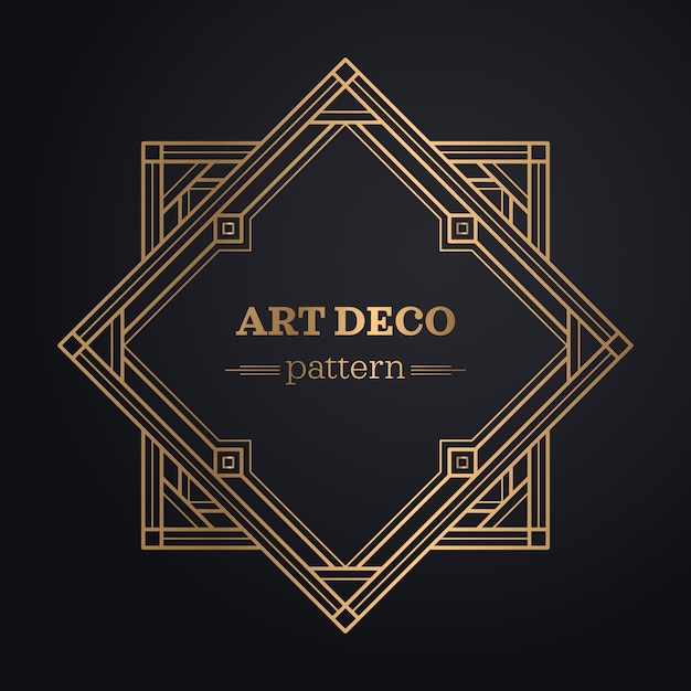 Fondo del marco del art déco