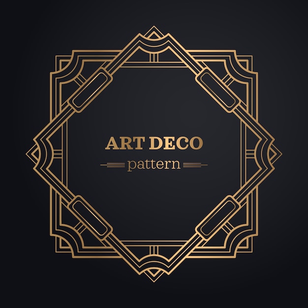 Fondo de marco art deco