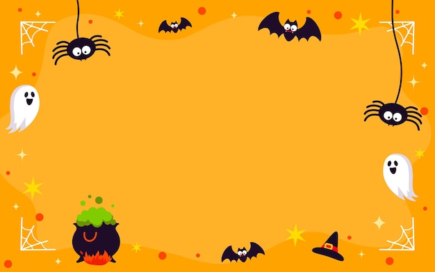 Fondo de marco de halloween