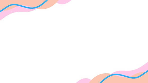 Fondo del marco de ondas pastel