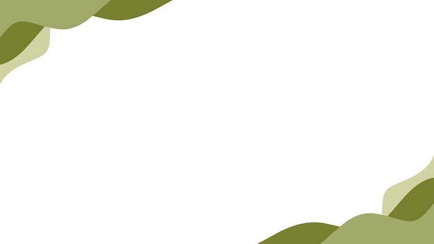 Fondo de marco orgánico verde