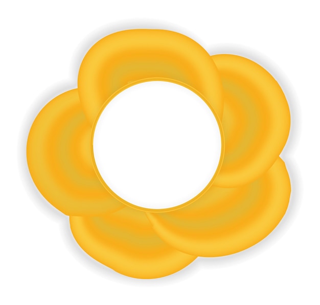 fondo del marco de textura de círculo amarillo