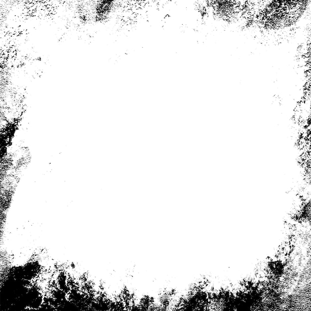 un fondo de marco de textura de pared sucia en un fondo transparente
