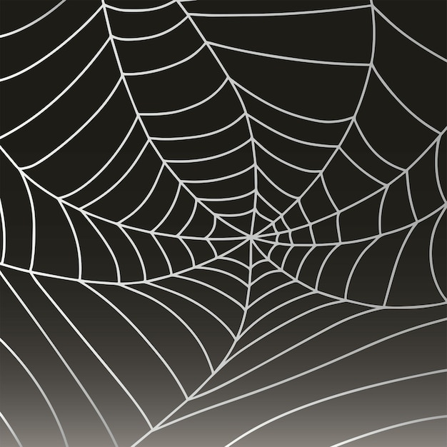 Fondo de marco web de halloween para decoración ilustración de vector web hecho a mano