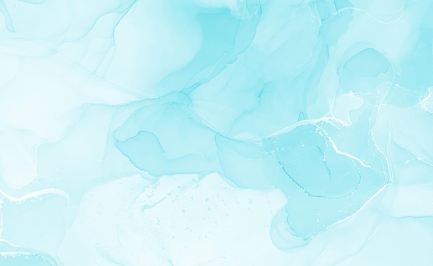 Fondo de mármol acrílico acuarela azul claro