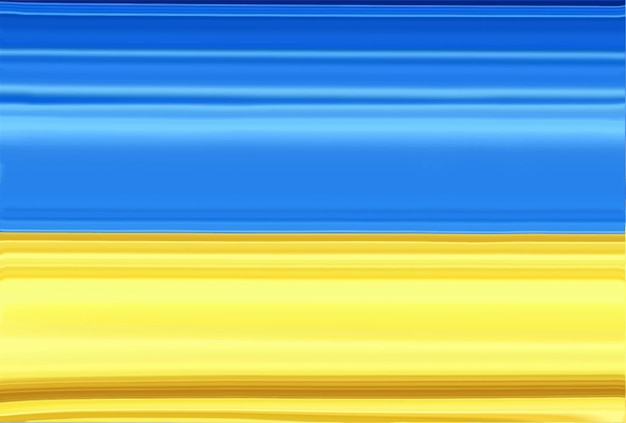 Vector fondo de mármol líquido abstracto de bandera de guerra de ucrania