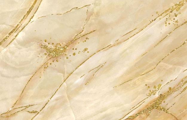 Fondo de mármol de oro beige de lujo