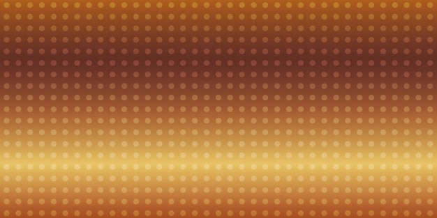 Fondo marrón oxidado con un degradado en amarillo con círculos uniformes diseño de puntos creativos del fondo de pantalla web