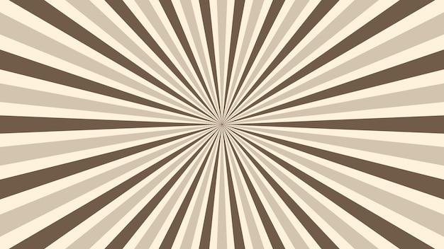 fondo marrón sunburst para elemento de diseño gráfico
