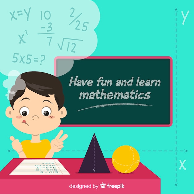 Vector fondo de matemáticas