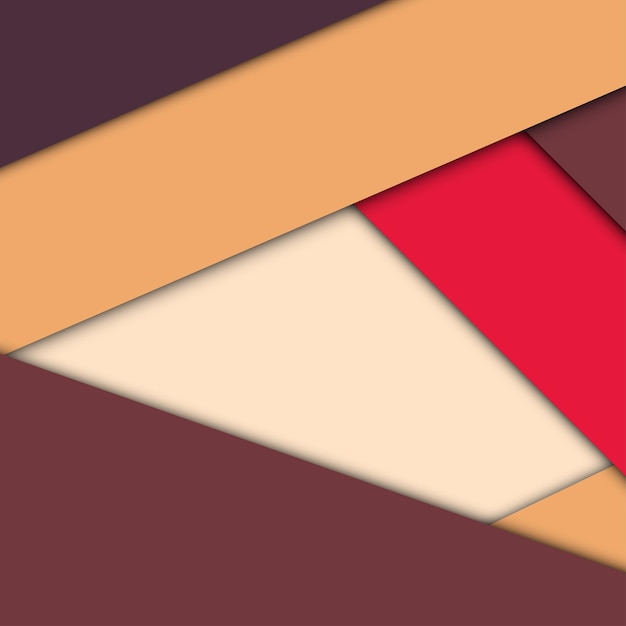 Fondo de material de diseño moderno de hojas de papel con sombras