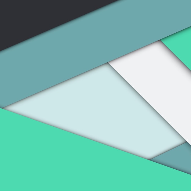 Fondo de material de diseño moderno de hojas de papel con sombras