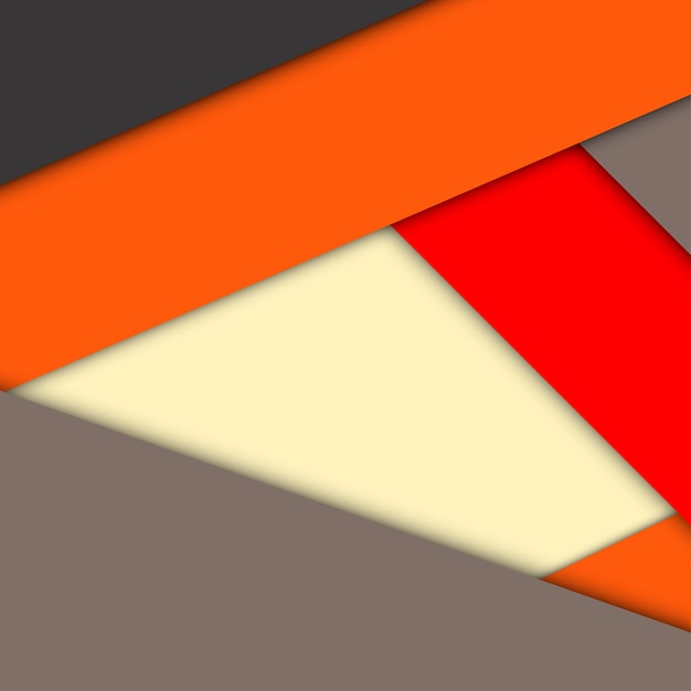 Fondo de material de diseño moderno de hojas de papel con sombras