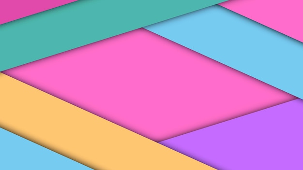 Fondo de material de diseño moderno de hojas de papel con sombras