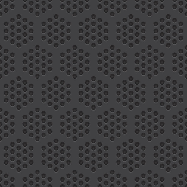 Fondo de material perforado de patrones sin fisuras