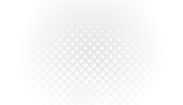 Fondo de medio tono abstracto en colores blanco y gris Ilustración vectorial