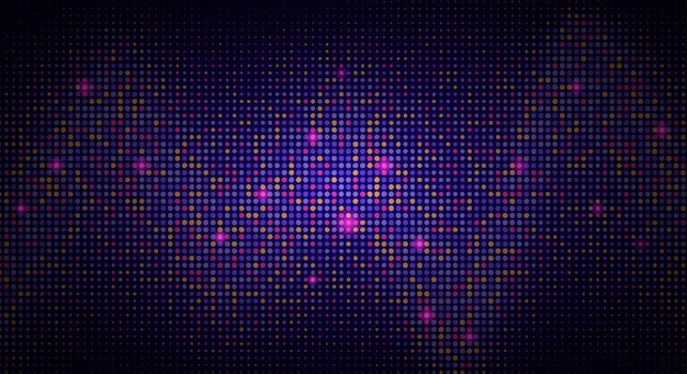 El fondo de medio tono abstracto se compone de diferentes puntos